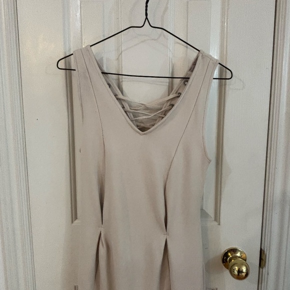 sweatshirt detailed corset dress bone colour - Picture 2 of 5